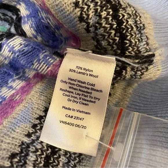 Talbots Fair Isle Wool Blend Crewneck Sweater Size XL NWT - Picture 12 of 12